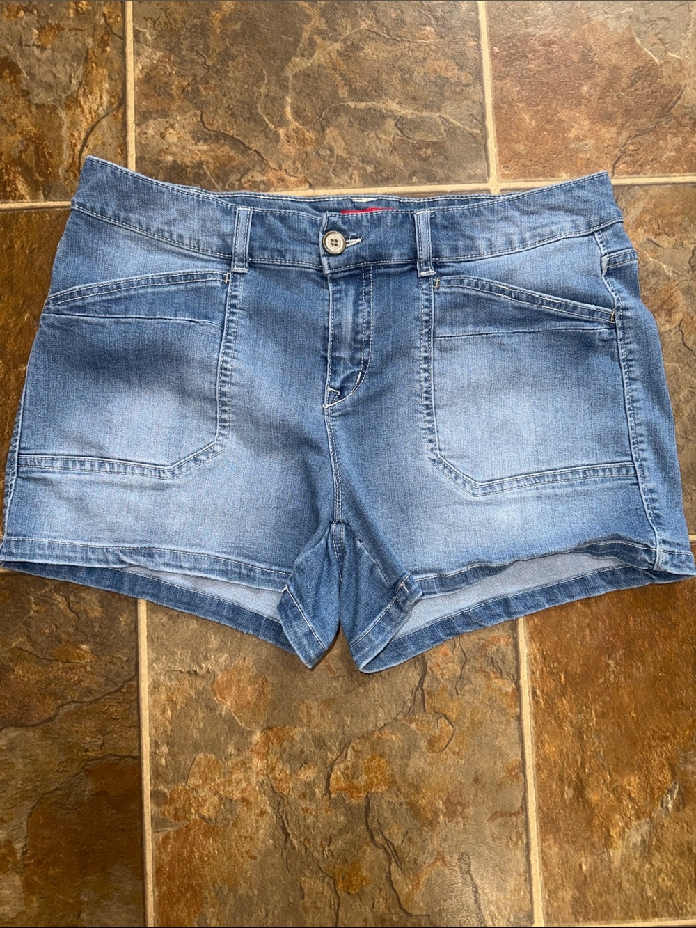 UNIONBAY Light Wash Denim Shorts